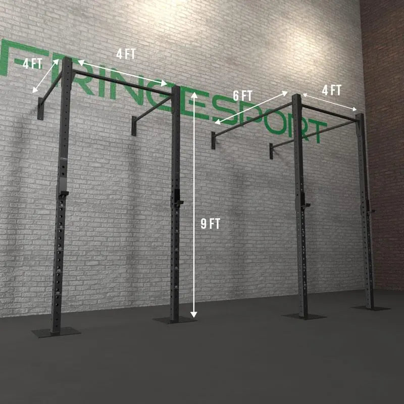 4ft Wide Wall Mount Garage Gym Rig - 3x3 (34241740804)