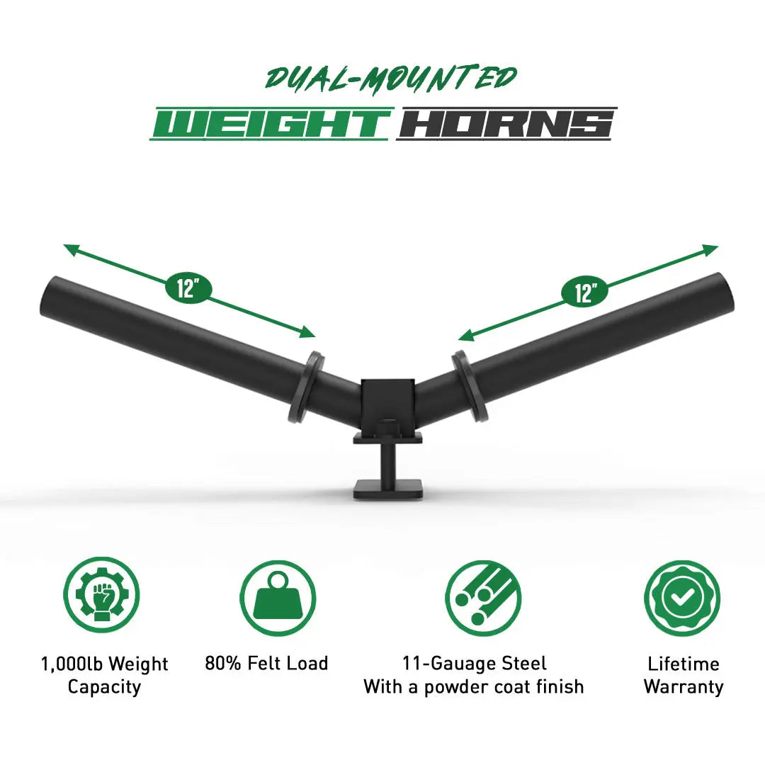 Dual Mounted Weight Horns (7873719009327)