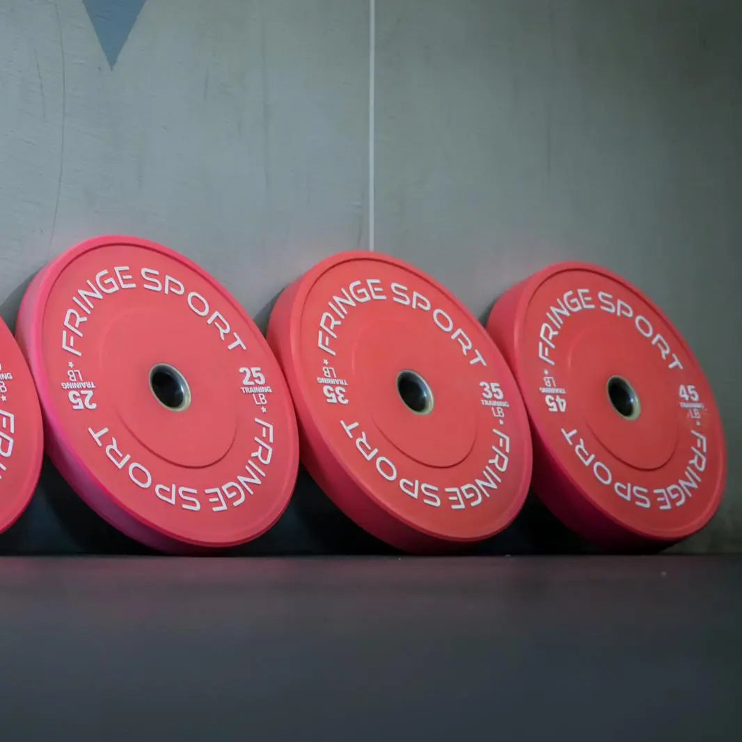 Flamingo Pink Bumper Plate Sets (4428374016047)