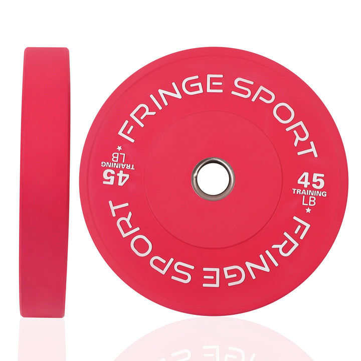 Flamingo Pink Bumper Plates (Pairs) (4420377935919)