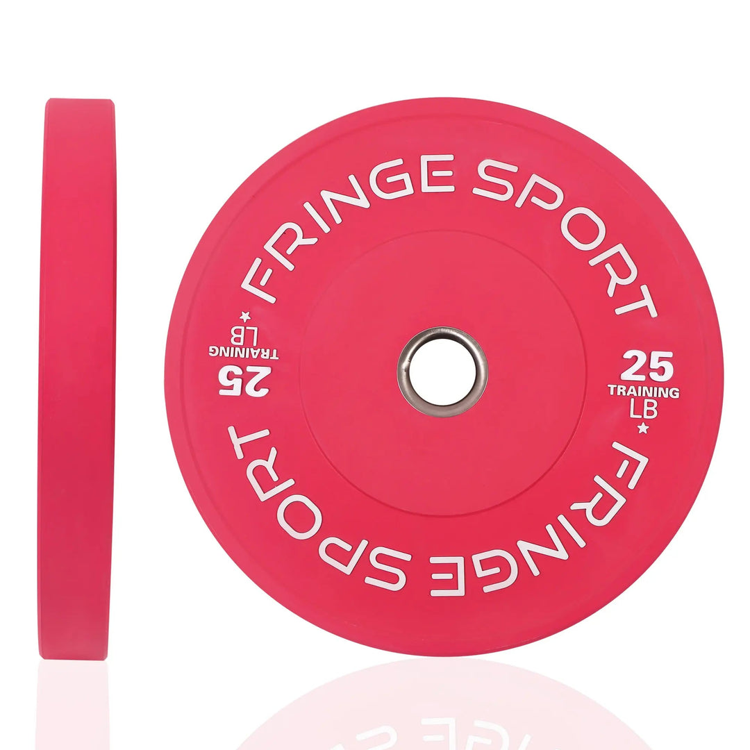 Flamingo Pink Bumper Plates (Pairs) (4420377935919)