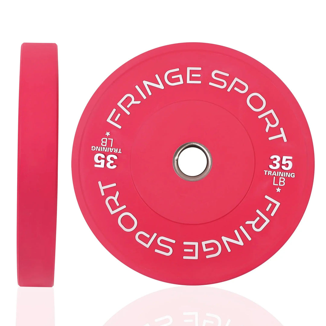 Flamingo Pink Bumper Plates (Pairs) (4420377935919)